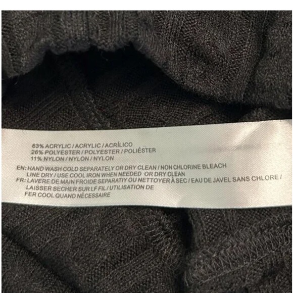 NWT Band of the free Black Ribbed Long Sleeve Top size small - Picture 5 of 9